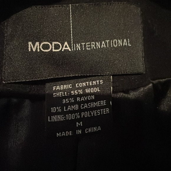 Wool military style winter coat - Picture 3 of 6